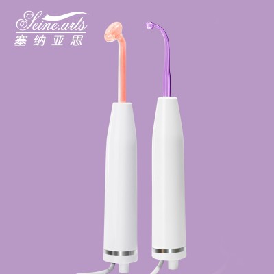 Portable High Frequency facial Vacuum Therapy Machine Face Hair Body Care Beauty Device Electrotherapy  with Glass tube(LW-028)