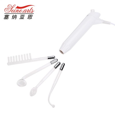 Home use portable high frequency anti wrincle multi-functional skin revitalizer face and hair machine with comb  (LW-018)