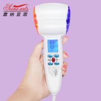 LCD Ultrasonic Galvanic Hot And Cold Hammer  Facial Massager Therapy Beauty Instrument Cool And Warm Beauty device  (LW-057)